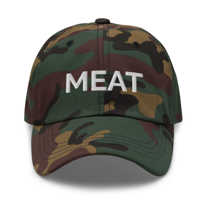 Meat Hat - Green Camo