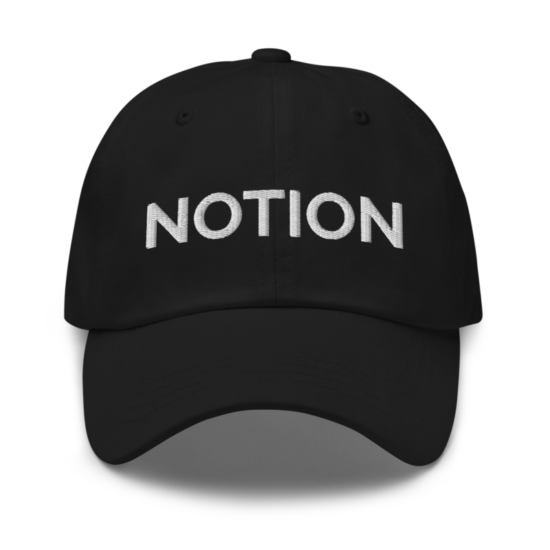 Notion Hat - Black