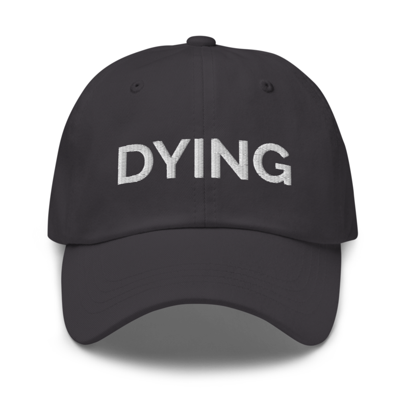 Dying Hat - Dark Grey