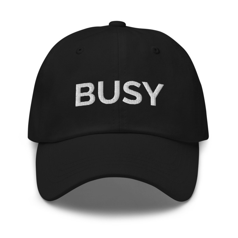 Busy Hat - Black