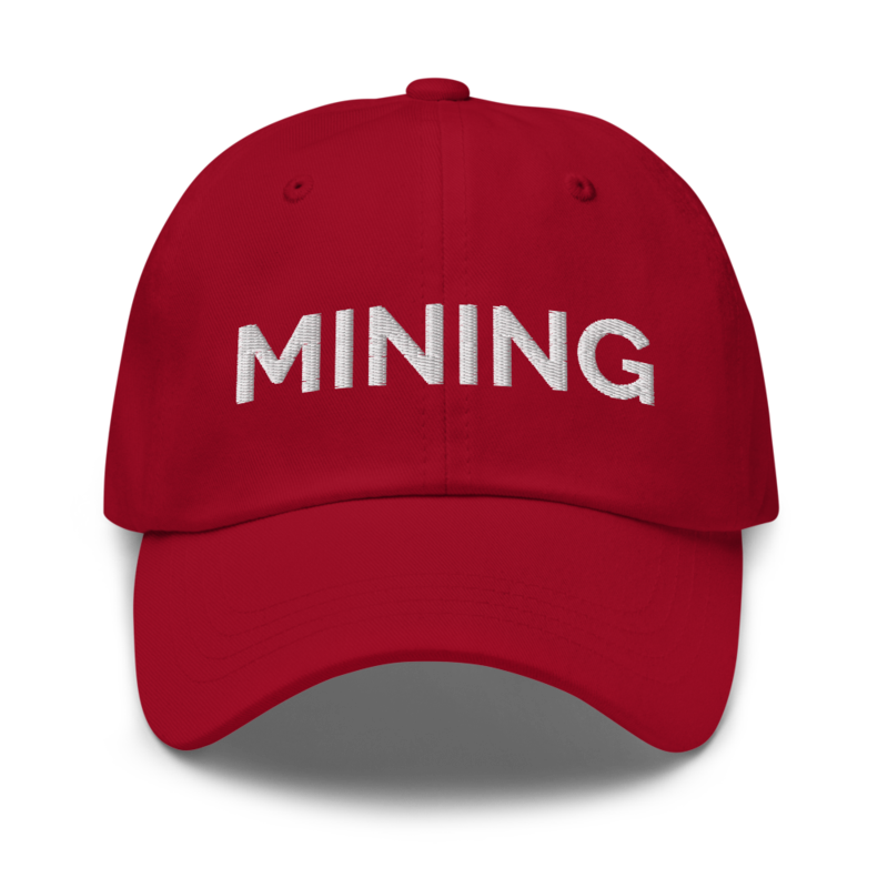 Mining Hat - Cranberry