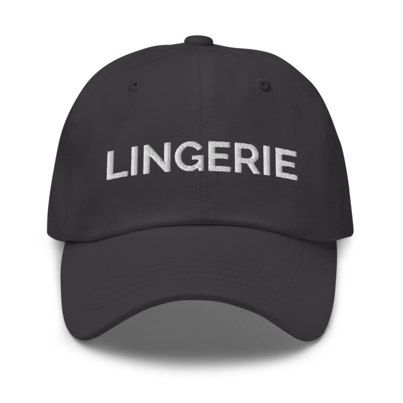 Lingerie Hat - Dark Grey