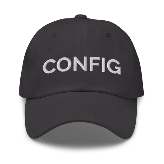 Config Hat - Dark Grey