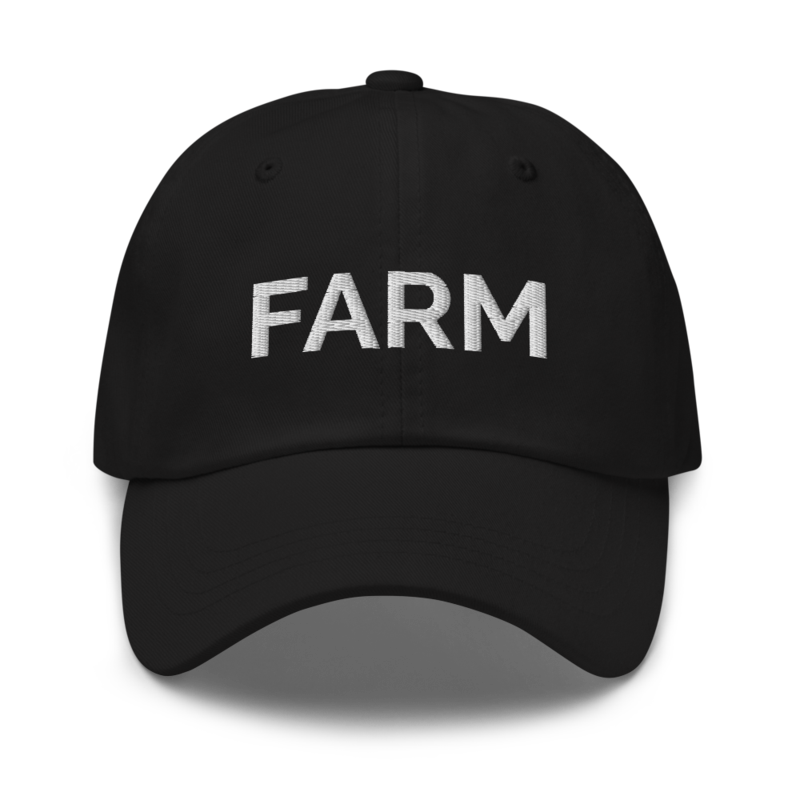 Farm Hat - Black