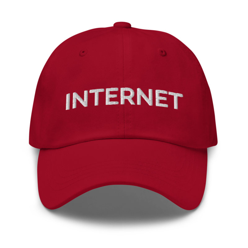 Internet Hat - Cranberry