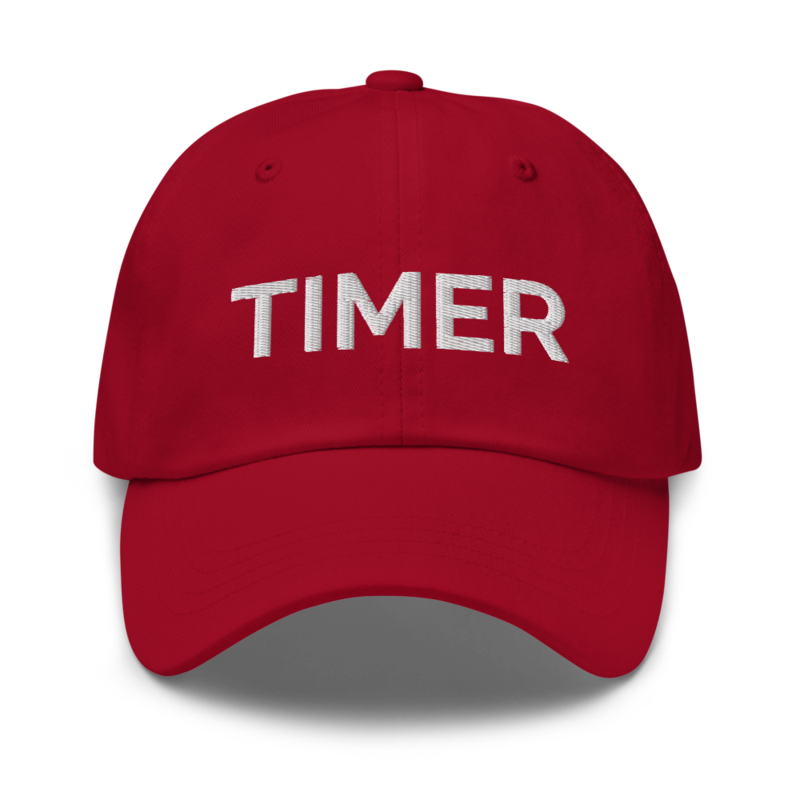 Timer Hat - Cranberry