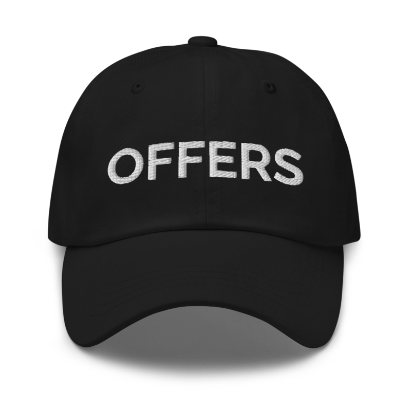 Offers Hat - Black