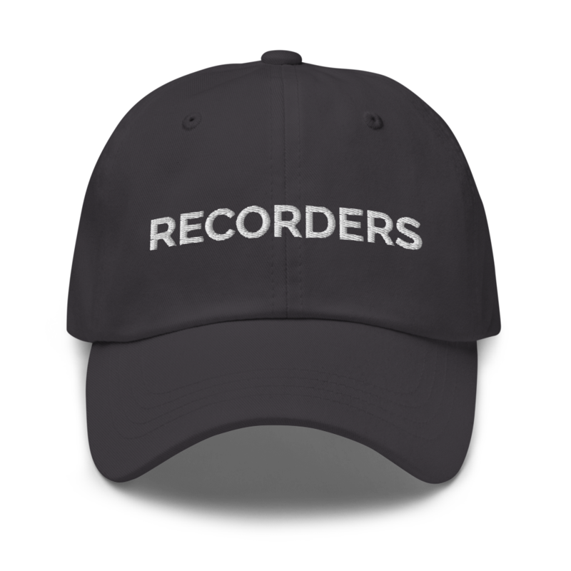 Recorders Hat - Dark Grey