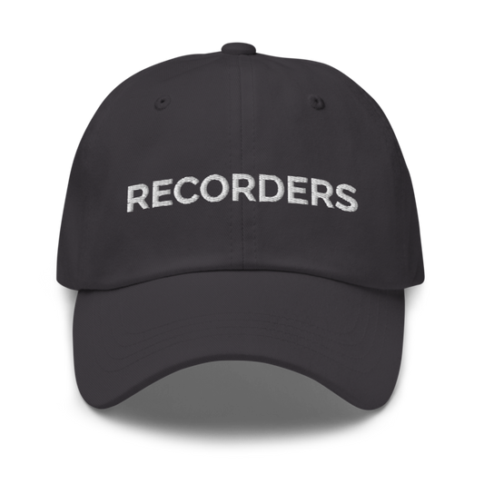 Recorders Hat - Dark Grey