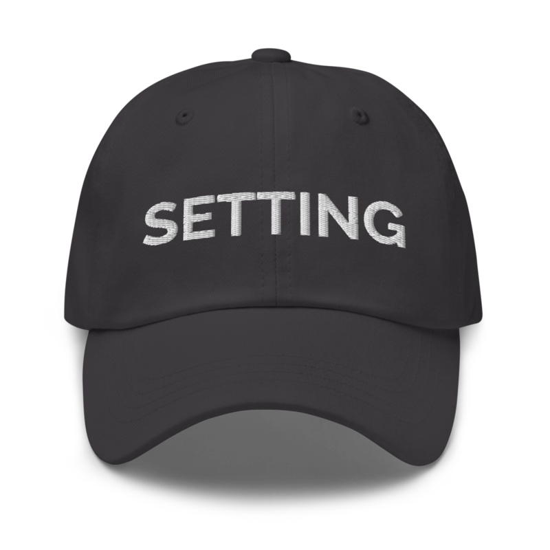 Setting Hat - Dark Grey