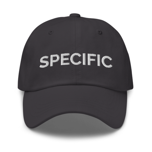 Specific Hat - Dark Grey