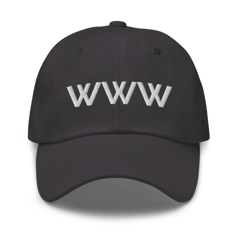 Www Hat - Dark Grey