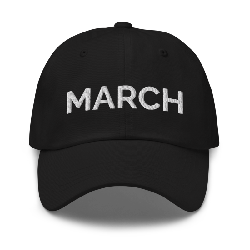 March Hat - Black