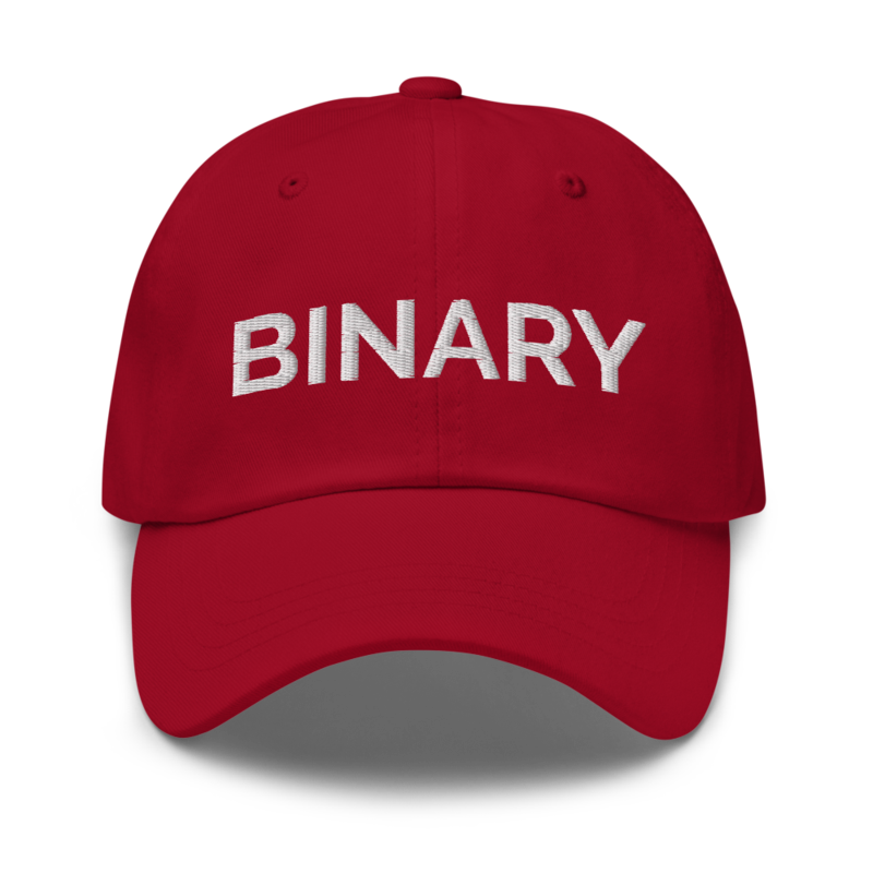 Binary Hat - Cranberry