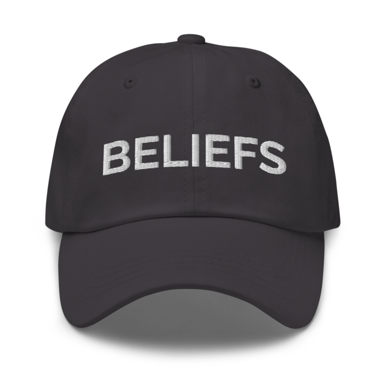 Beliefs Hat - Dark Grey