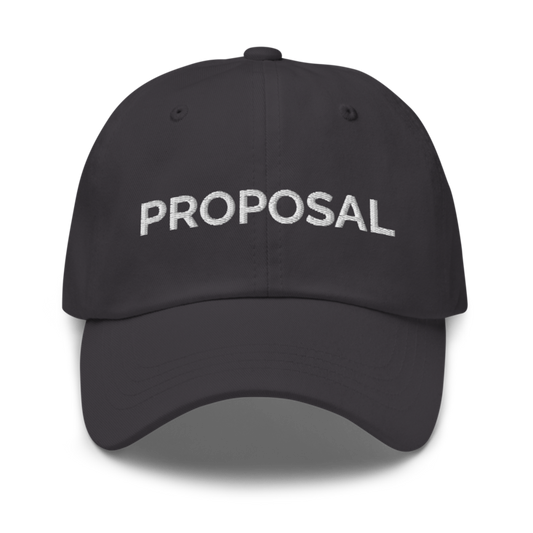 Proposal Hat - Dark Grey