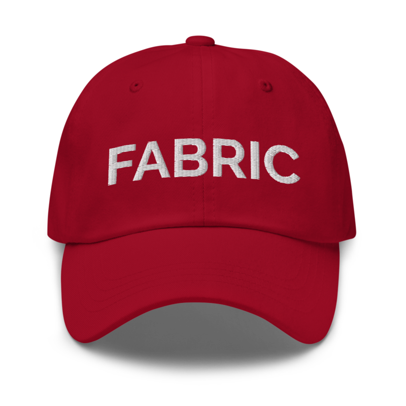 Fabric Hat - Cranberry