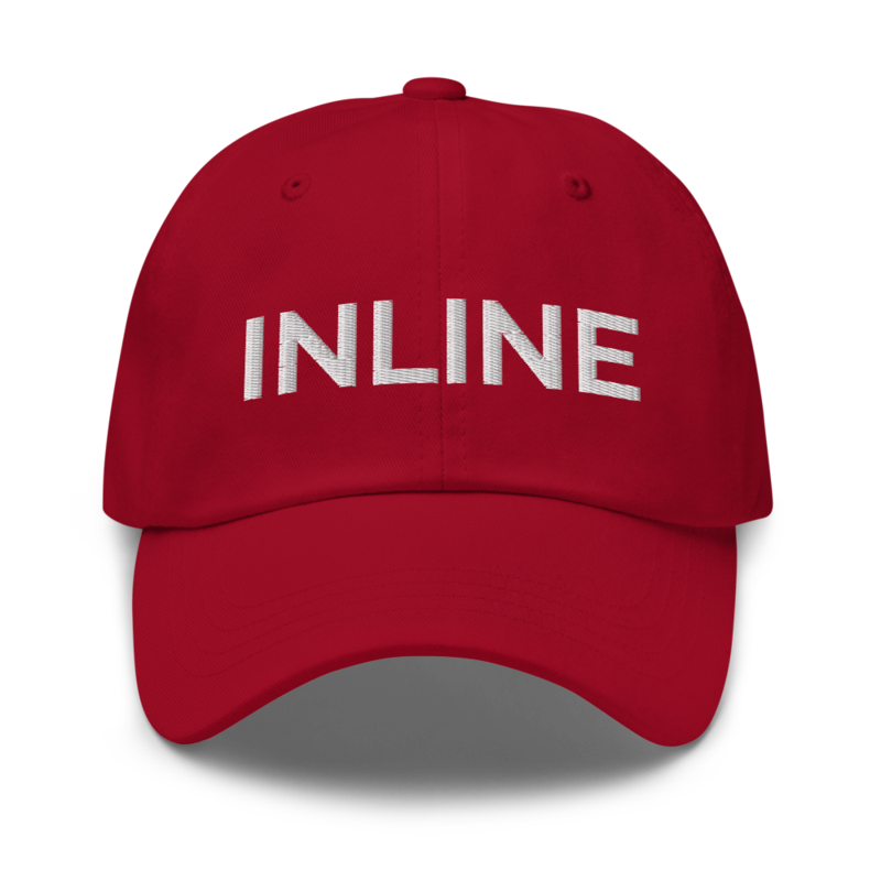 Inline Hat - Cranberry