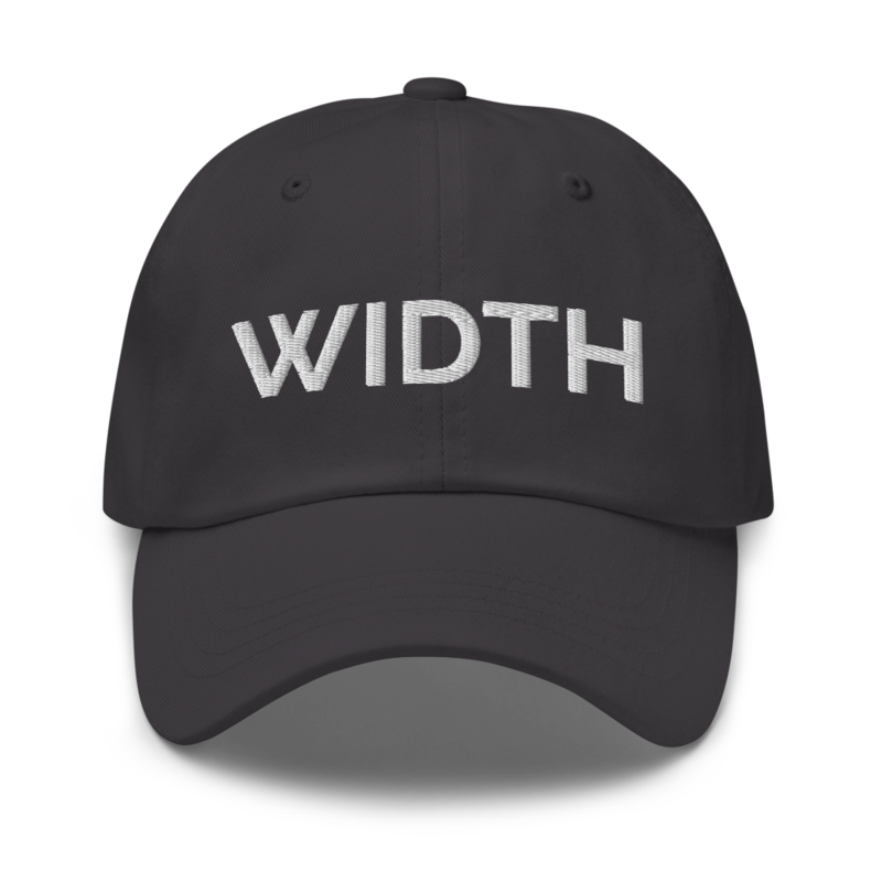 Width Hat - Dark Grey