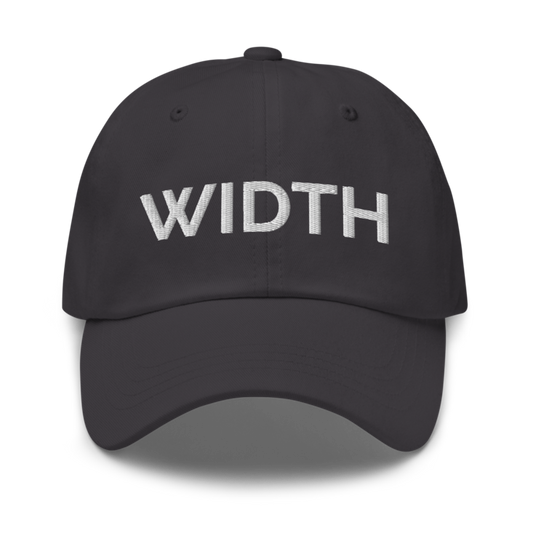 Width Hat - Dark Grey