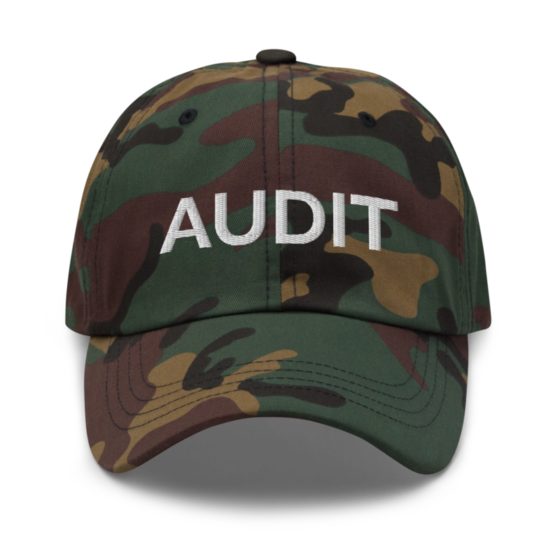 Audit Hat - Green Camo
