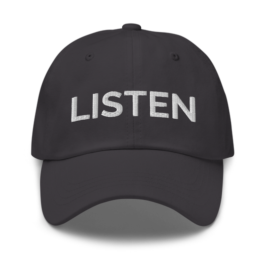 Listen Hat - Dark Grey