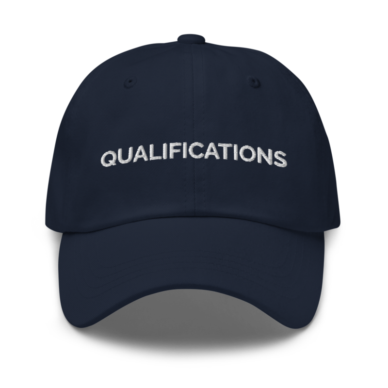 Qualifications Hat - Navy