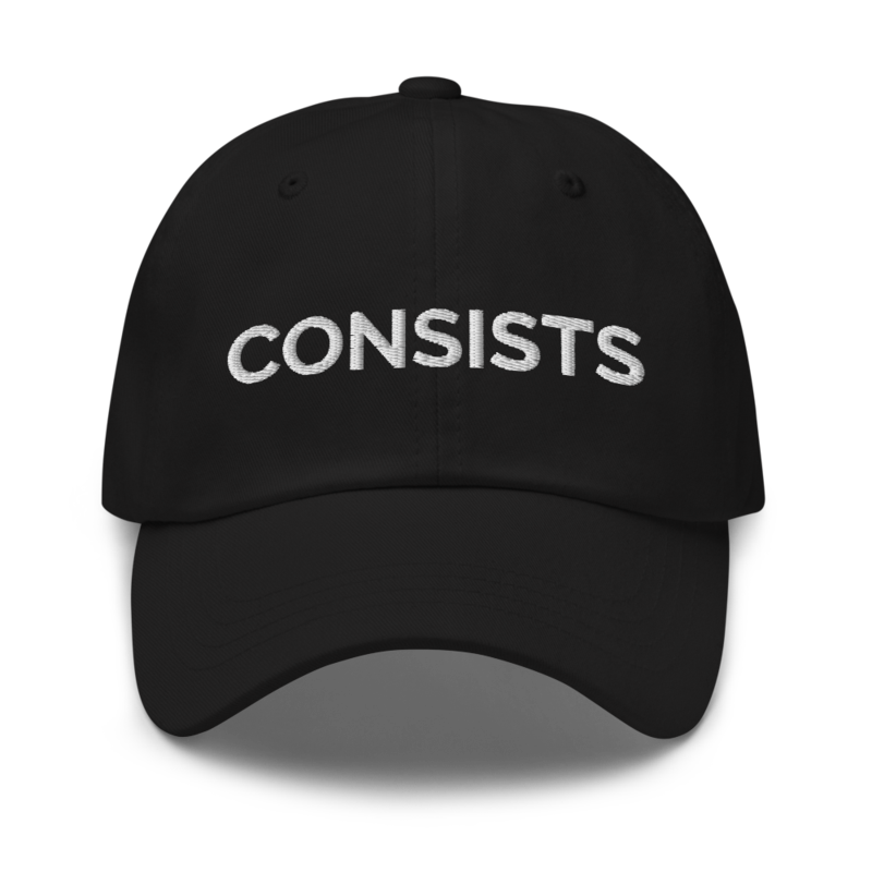 Consists Hat - Black