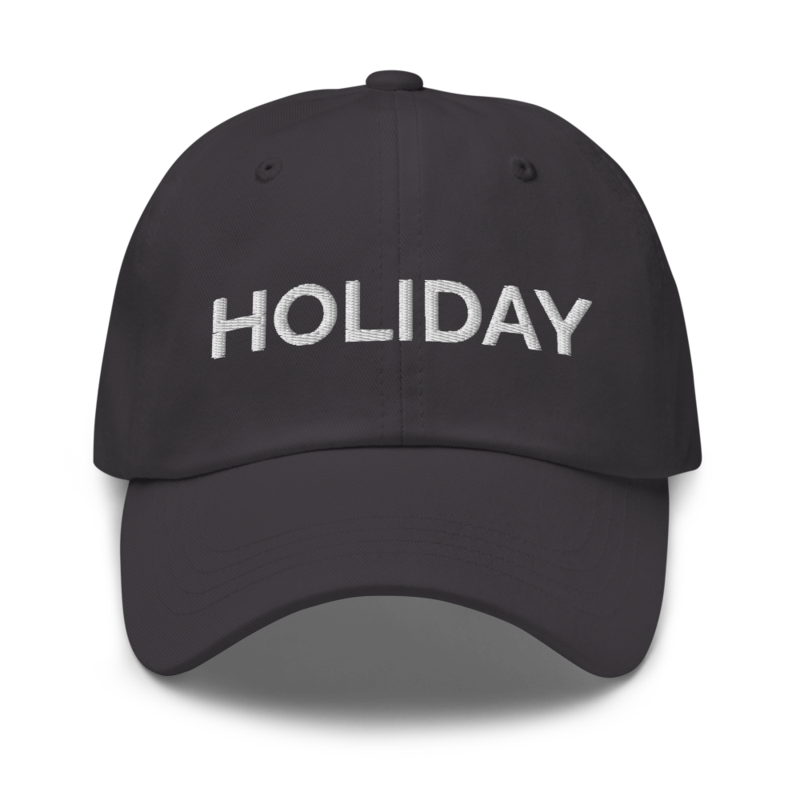 Holiday Hat - Dark Grey