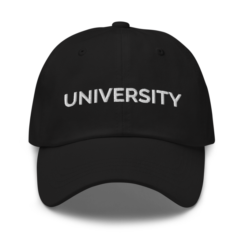 University Hat - Black