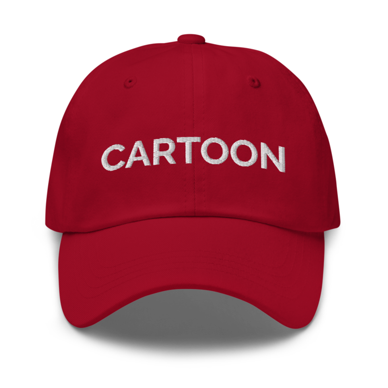 Cartoon Hat - Cranberry