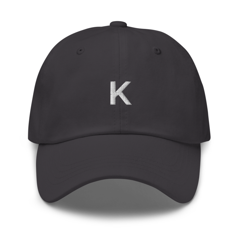 K Hat - Dark Grey