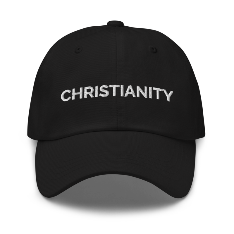 Christianity Hat - Black
