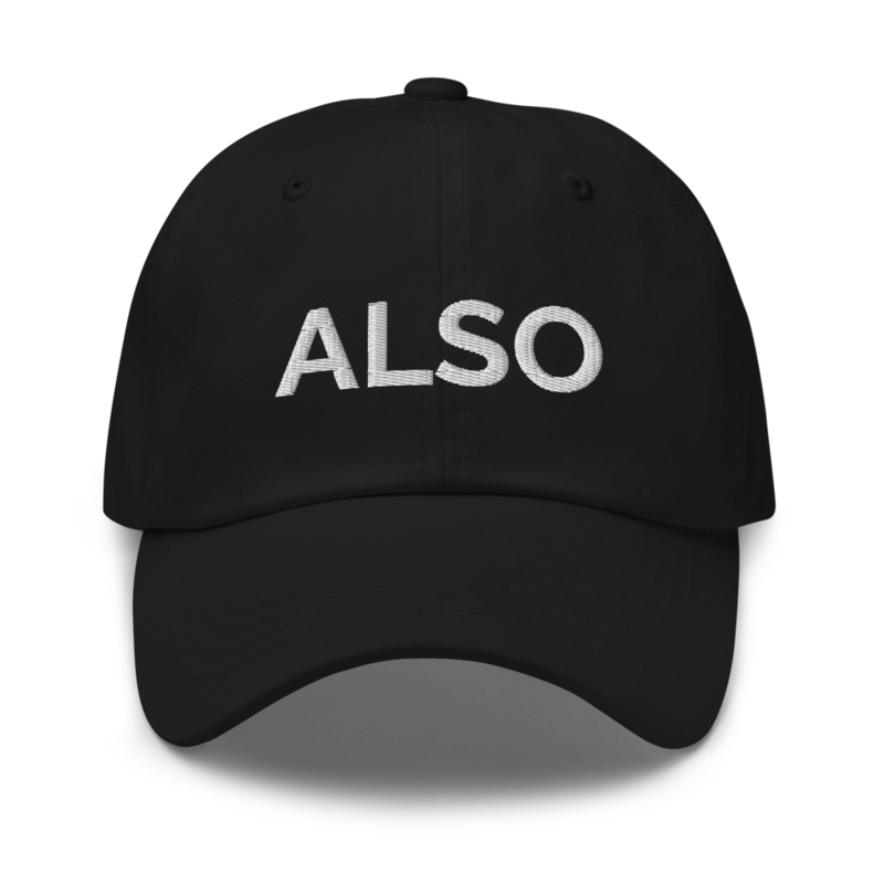 Also Hat - Black