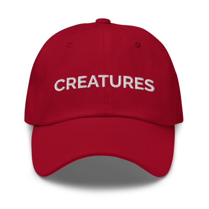 Creatures Hat - Cranberry