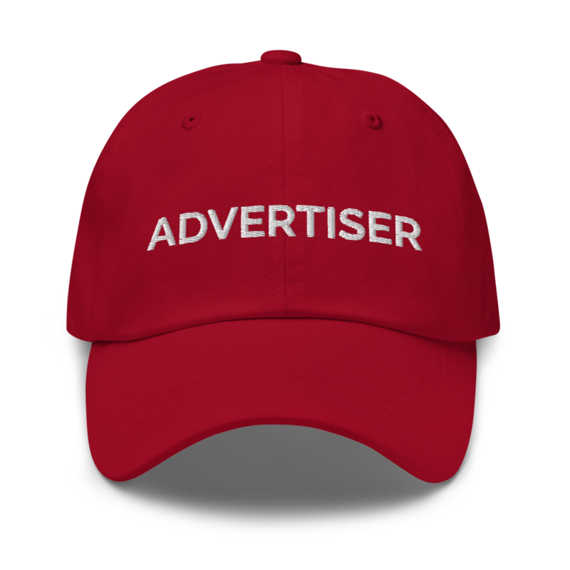Advertiser Hat - Cranberry
