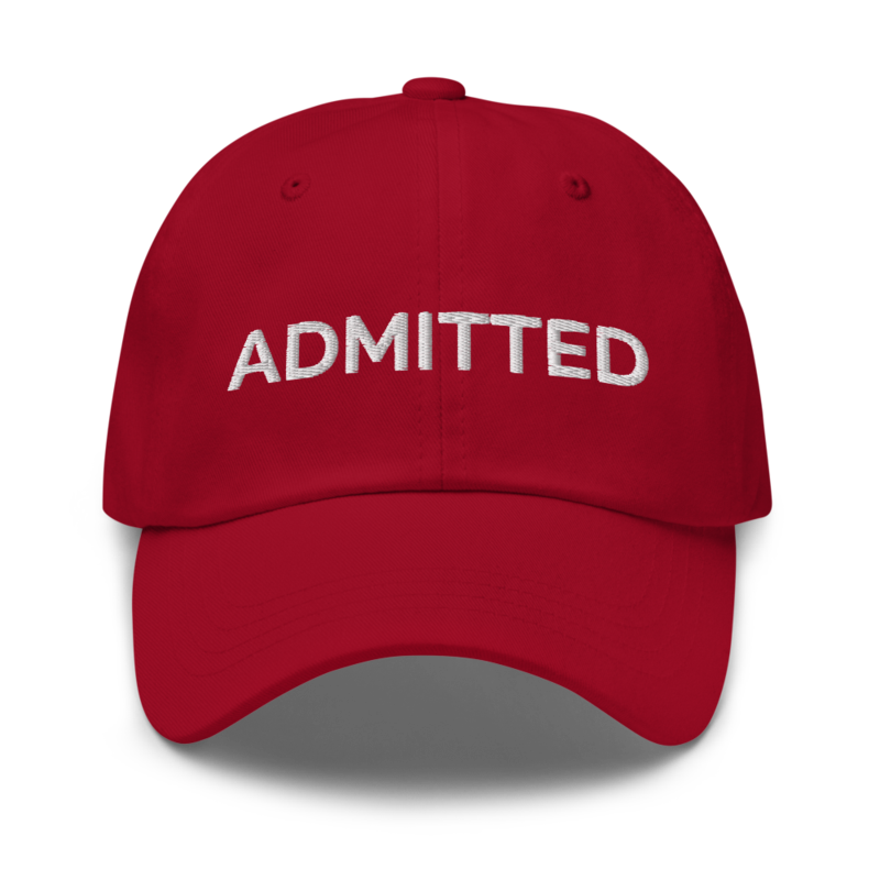 Admitted Hat - Cranberry