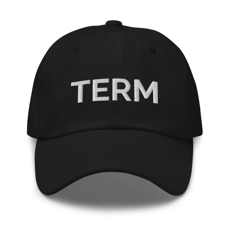 Term Hat - Black