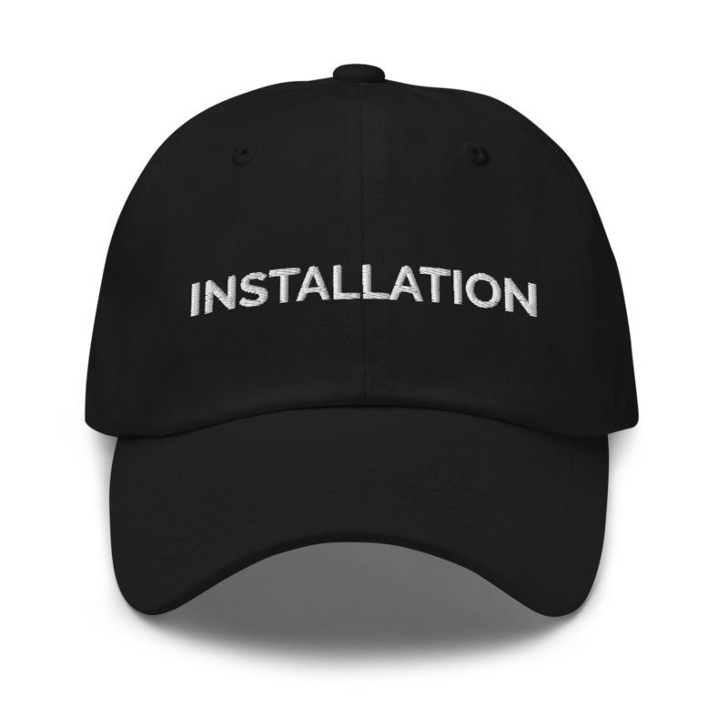 Installation Hat - Black