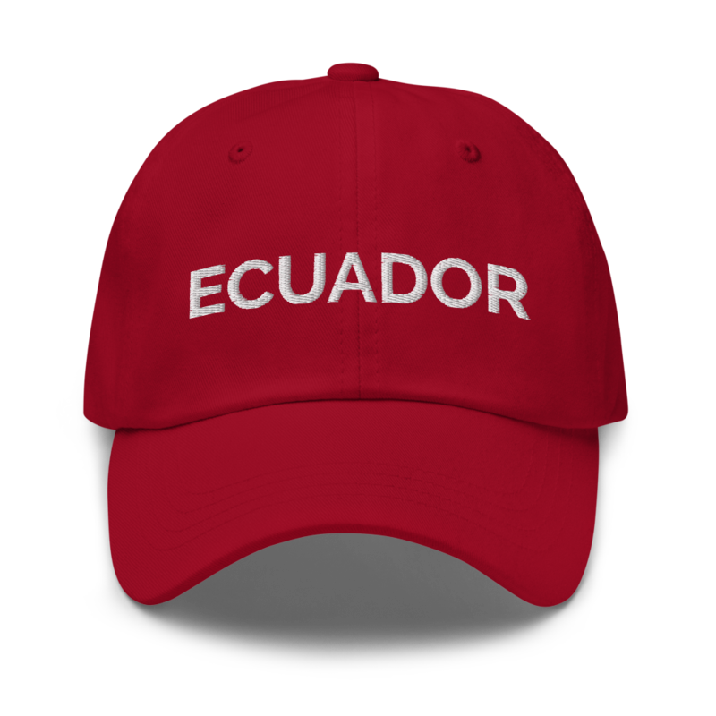 Ecuador Hat - Cranberry