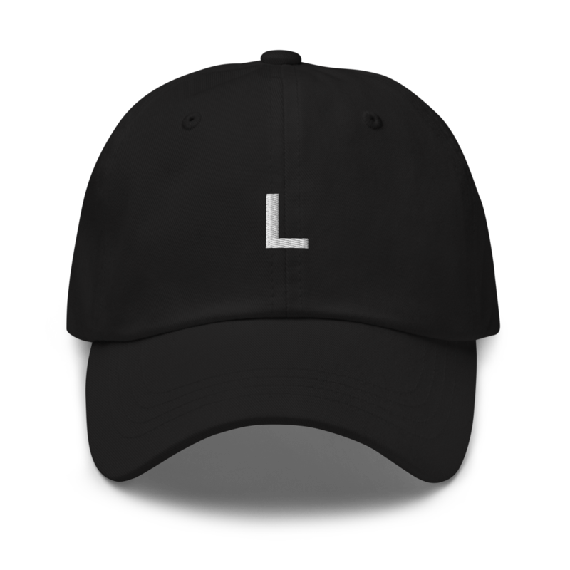L Hat - Black