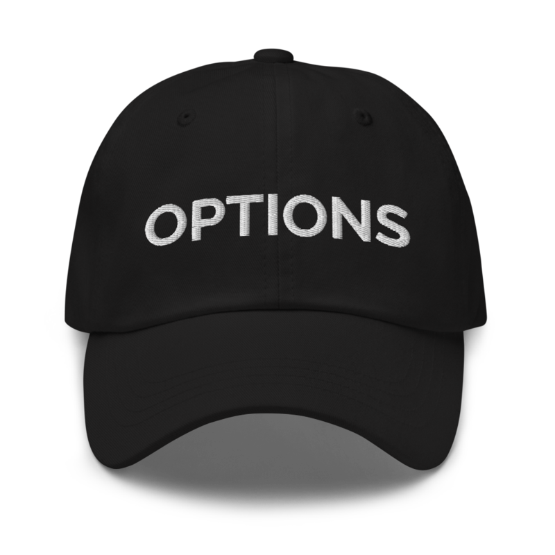 Options Hat - Black