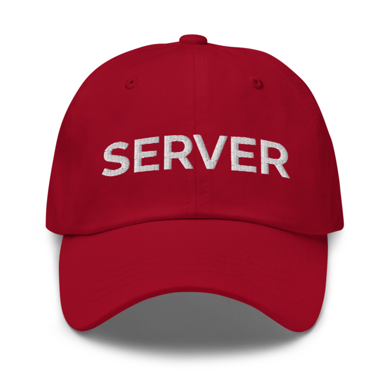 Server Hat - Cranberry