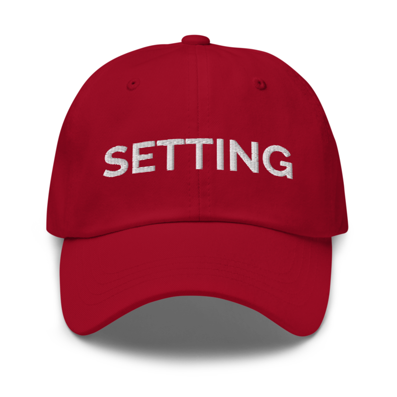 Setting Hat - Cranberry