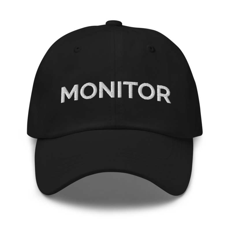 Monitor Hat - Black