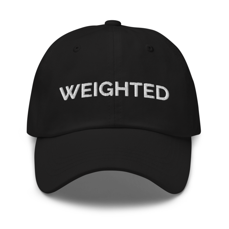 Weighted Hat - Black