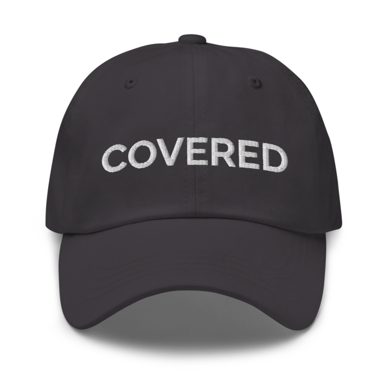 Covered Hat - Dark Grey