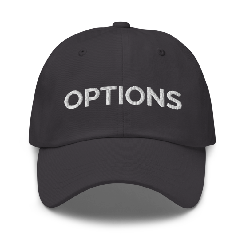 Options Hat - Dark Grey