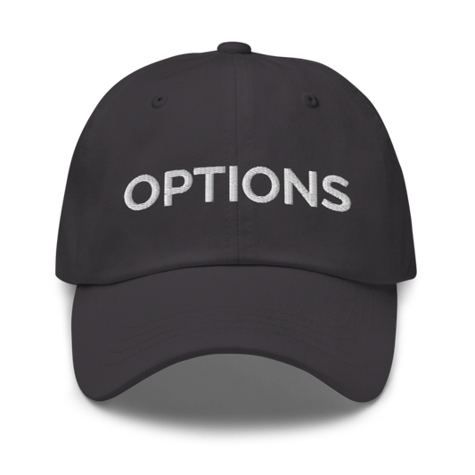 Options Hat - Dark Grey