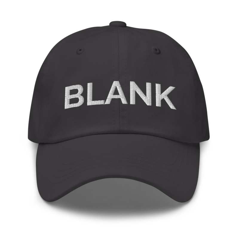 Blank Hat - Dark Grey